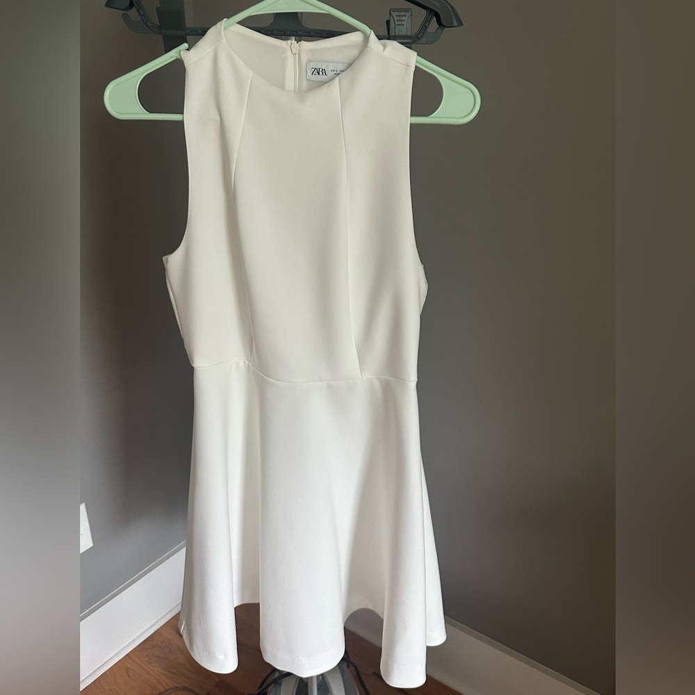 Zara Classic White Dress